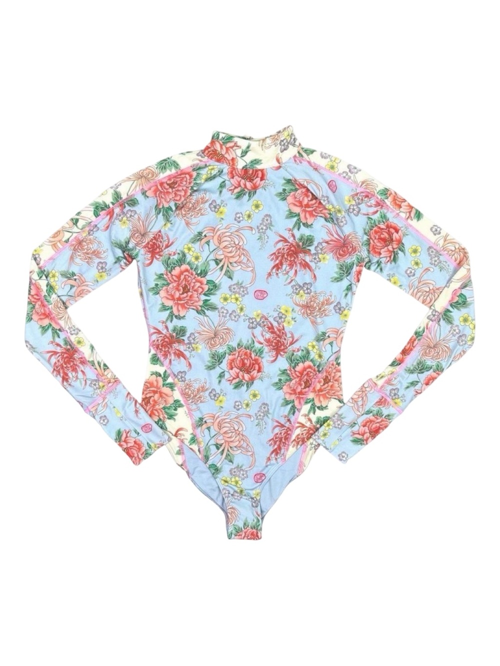 HAH Hot As Hell Gloves Off One-Piece Swimsuit / Bodysuit - Size Medium